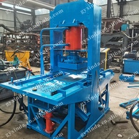 Machine à fabriquer des briques en plastique recyclé, ligne de production de blocs de pavés hydrauliques imbriqués pour les déchets de construction, certifiée CE