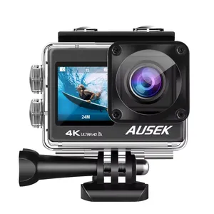 防水迷你Vlog Ausek S60动作相机运动4K Gopro 4k汽车Vlog相机迷你相机