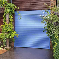 Porte à enroulement industrielle en aluminium et acier 304, isolée thermiquement, avec télécommande, pour extérieur – Vente en gros