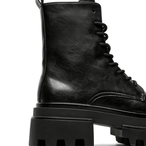 Bottes Derby à semelle épaisse pour hommes, chaussures de motard, bottes Chelsea à plateforme épaisse, bottes de randonnée et de travail pour hommes - Product Image 3