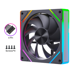 SNOWMAN EK120 RGB Serie <strong>Case</strong> <strong>Fan</strong> Remote Controller 6pin Hub Extension Quiet Edition High <strong>Airflow</strong> Adjustable PC <strong>Case</strong> Cooling <strong>FAN</strong> - Product Image 2