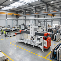 Machine de découpe de pierre à pont CNC 5 axes GQ-35ESM 3500x2000x125mm 29KW avec service de livraison à domicile aux États-Unis