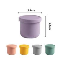 Boîte à lunch en silicone scellée, boîte bento, résistante à la chaleur, étanche, passe au lave-vaisselle, compartiments de conservation, grande capacité de rangement
