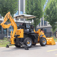 Chargeuse pelleteuse EPA 08-12 Mini pelleteuse 4 en 1 moins chère chargeuse pelleteuse à godet chargeuse pelleteuse diesel de construction municipale Livraison gratuite