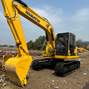 Excavadora de cadenas Komatsu PC120 japonesa original usada, excavadora mediana de 12 toneladas, pocas horas de trabajo, sistema hidráulico estable, en venta. - Product Image 1
