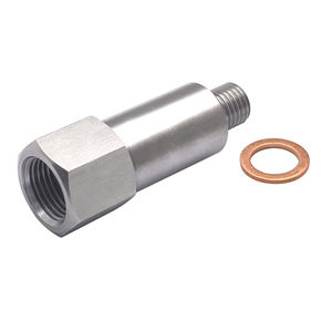 อะแดปเตอร์เซ็นเซอร์วัดอุณหภูมิน้ำหล่อเย็นแบบยาว M12x1.5 3/8 NPT สำหรับเปลี่ยนเครื่องยนต์ LS รุ่นใหม่ ขนาด 64 มม. ทำจากอะลูมิเนียม/สแตนเลส ติดตั้งแบบยึดติดโดยตรง - Product Image 4