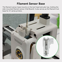 Bamboo Lab Filament Hall Sensor Base untuk Seri A1, Bagian Pengganti Penahan Pengumpan Printer 3D