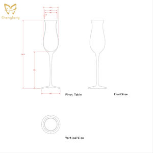 Copas de champán de tulipán de 5,24 oz, copa de vino <span class=keywords><strong>dulce</strong></span> de tallo largo esmerilado, copa de cristal, whisky, Brandy Snifter - Product Image 6