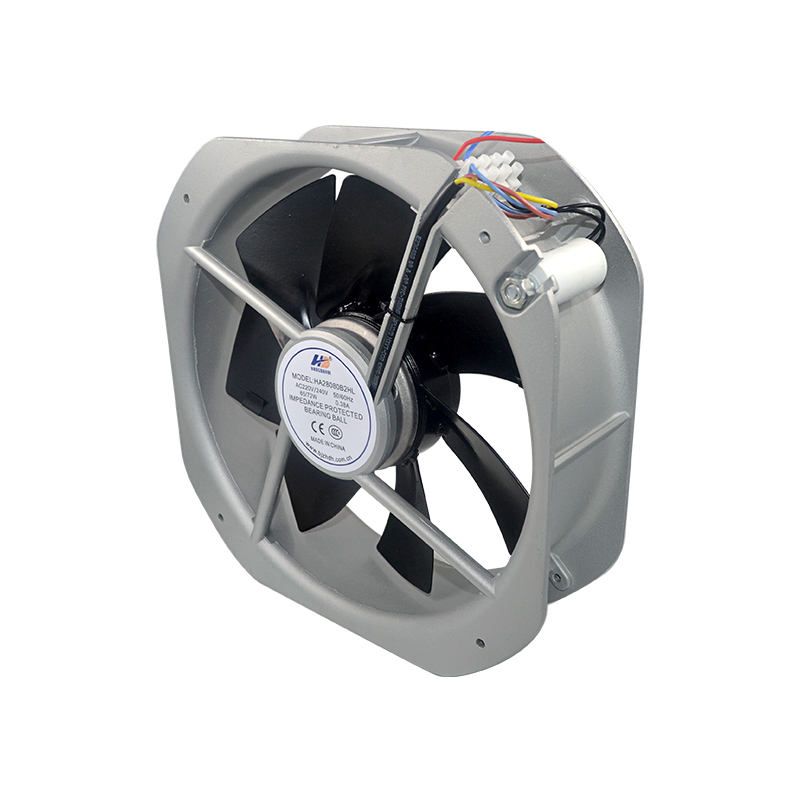 8 Inch 28080 AC Axial Cooling Fan 110V/220V Metal Housing High Air ...