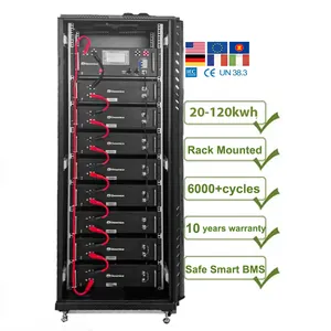 45kw High Energy Density Battery 20kw 30kwh 45kw 50kw Rack Energy Storage Lithium Battery