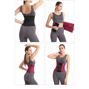 <span class=keywords><strong>Ceinture</strong></span> amincissante sans couture à effet sablier, imprimé léopard <span class=keywords><strong>rouge</strong></span> et jaune, gaine de taille pour le contrôle du ventre, corsets pour femmes, vente chaude - Product Image 2