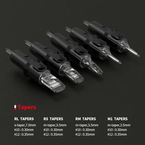 เข็มสักแบบใช้แล้วทิ้ง พรีเมียม รุ่น RL RS M1 RM แบบปลอดเชื้อ สำหรับงานไลน์และลงเงา - Product Image 4