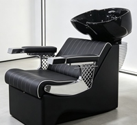 Meilleure Vente : Fauteuil de Lavage Moderne Robuste avec Bac en Céramique pour Salon de Beauté
