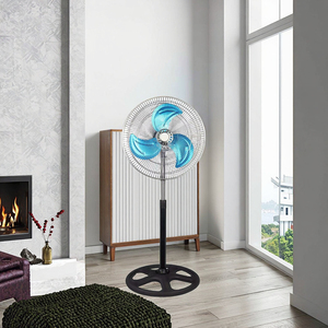 Đa Chức Năng 18 Inch Bệ <span class=keywords><strong>Fan</strong></span> Có Thể Điều Chỉnh Chiều Cao 3 Tốc Độ Đứng lên <span class=keywords><strong>Fan</strong></span> Với 3 Cánh Quạt Cho Phòng - Product Image 4