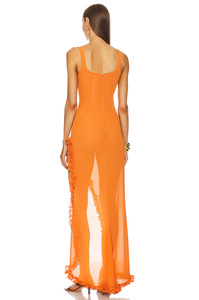 Women's New <strong>Apparel</strong> Mixes Casual Dresses Ruffle Decorations Solid Patterns Natural <strong>Bulk</strong> Assorted Stock Clothing - Product Image 4