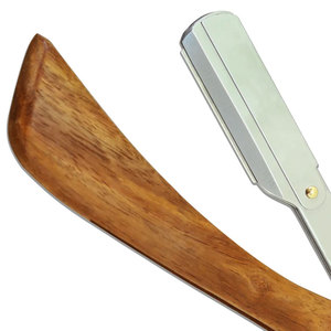 Rasoir de Barbier Professionnel à Double Lame en Acier Inoxydable avec Manche Bleu, Logo Personnalisé, Rasoir Jetable, Fournisseur OEM en Gros - Product Image 6