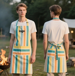 ผ้ากันเปื้อนผ้ายีนส์กันน้ำสำหรับเด็กผู้หญิงผู้ชายผ้ากันเปื้อนสำหรับพ่อครัวผ้ากันเปื้อนติดโลโก้ออกแบบได้ตามต้องการสำหรับร้านตัดผมร้านเสริมสวย - Product Image 1