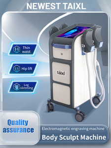 Appareil de remodelage corporel et d'amincissement par stimulation musculaire RF à 4 poignées pour l'élimination des graisses et l'entraînement beauté corporelle - Product Image 3