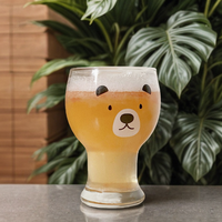 400ML nordique usine verre à boire bar Table Ware ours verre tasse Sublimation whisky bière personnalisé tasse Panda tasse