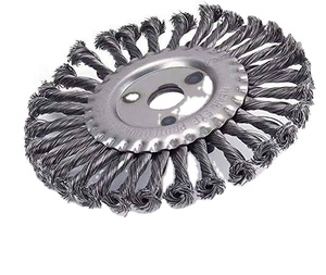 Spazzola a Filo Intrecciato in <span class=keywords><strong>Acciaio</strong></span> <span class=keywords><strong>Inox</strong></span> di Grado Industriale da 5 Pollici per Pulizia di Alta Qualità - Product Image 5