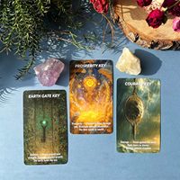 Jeu de cartes Oracle mystiques de Tarot pour débutants - Divination écologique sur papier pour des choix clairs