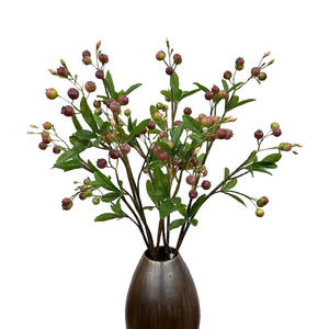 Fruit artificiel Myrtille, Plante verte, <span class=keywords><strong>Arbre</strong></span> de myrtille, Article de décoration et d'exposition pour intérieur et salon, Kaki artificiel, Vente en gros - Product Image 4