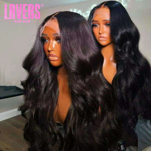 Pelucas sin Pegamento, Cabello Humano Brasileño, Pelucas con Frente de Encaje HD para Mujeres Afroamericanas, Ondulado, Cabello Humano Virgen, Peluca con Frente de Encaje - Product Image 3