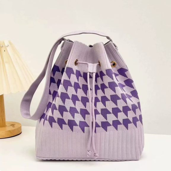Houndstooth Purple