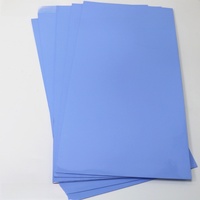 Silicone thermique conducteur isolant, silicone thermique souple conducteur thermique 400*200*1.0t Bleu