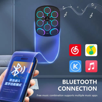 XLAN Machine de boxe musicale murale intelligente à huit cibles, électronique, pour entraînement à domicile, vente en gros