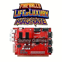 Fireballs Life of Luxury Magnate 2 en 1 Lol Vertical Taiwan Arc Red Game Board Prix d'usine (MOQ 1 pièce) pour machine de divertissement