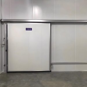 Pintu geser penyimpanan dingin otomatis tugas berat dengan Motor untuk dok pemuatan logistik - Product Image 5