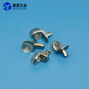 Shengyuan Cabinet Shelf Support Alloy Suction Cup Connector Nickel Durable Hardware Accessory - Product Image 1