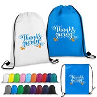 Sac à dos à cordon en nylon imperméable, personnalisable avec logo, idéal pour les sports de plein air et la promotion – Vente en gros