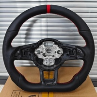 Volant en cuir de qualité supérieure pour Volkswagen VW Golf 6R 5R MK4 MK7 MK7.5 GTI GTD GTE Passat Polo