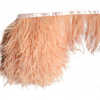 Tissu à coudre fait à la main ruban ruban frange plumes d'autruche garniture pour bricolage artisanat vêtements robe Costume chaussure accessoires fête maison