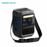 Station d'alimentation portable 300W 288Wh, chargeur rapide USB-C Anker SOLIX C300X 140W, sangle offerte pour le camping, la vie hors réseau et la nature