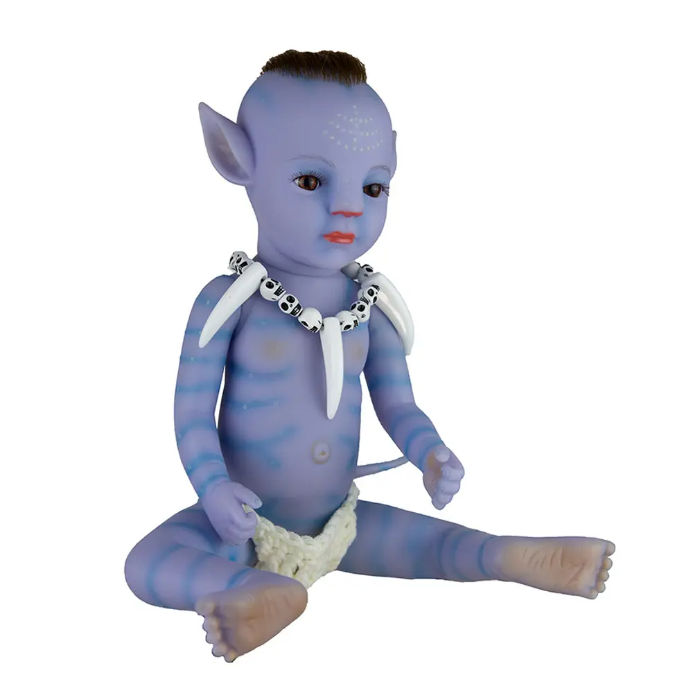 Amazon même style poupée avatar yeux ouverts fermer les yeux films et produits de télévision renaître bébé simulation avatar 2 poupée