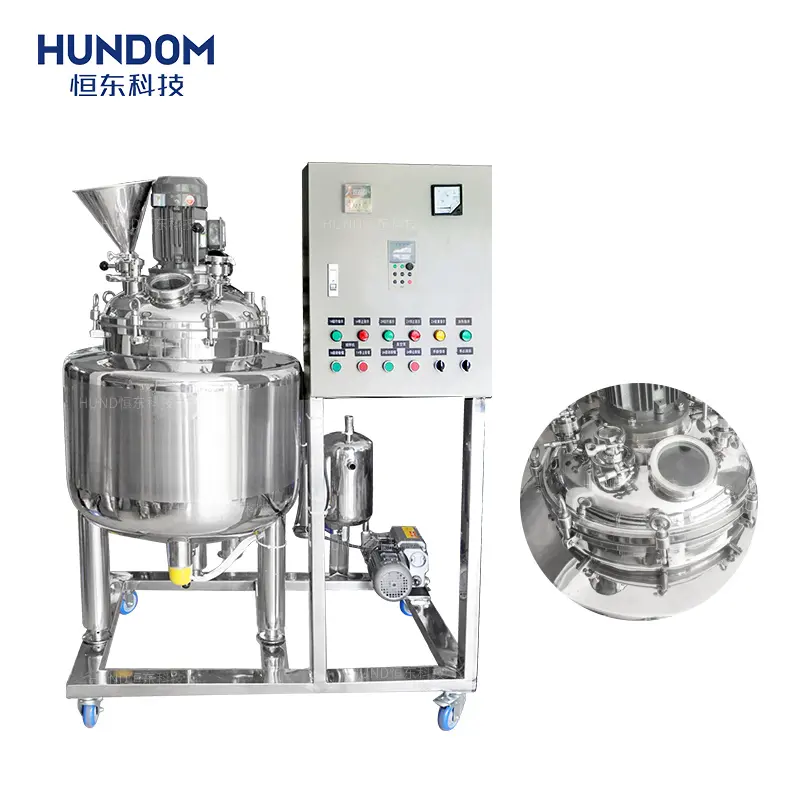 Pengaduk vakum, salep krim, pasta gigi kecepatan tinggi, mixer vakum, tangki pencampur stainless steel