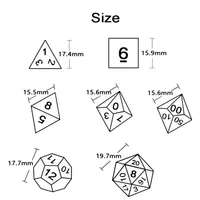 Toptan Vampir D&D Zar Seti Akrilik Küpler Düzensiz Sprey Fuşya Noktaları Kan Sıçraması Yüksek Kaliteli Rol Yapma Oyun Zarları