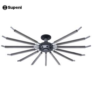 Supeni-cintre rotatif à installer sur le dessus, rangement de placard, porte-pantalon monté sur le dessus - Product Image 6