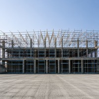 Struktur Baja Truss Industri Kin Bright KBG untuk Gedung Serbaguna Bentangan Besar, Bangunan Logam Pra-rekayasa untuk Olahraga