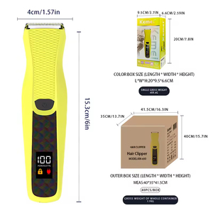 Km-650 Depiladora Eléctrica Femenina de Cuerpo Completo con Batería de Litio de 1200 mAh, Máquina para Eliminar Vello de Partes Íntimas, Set de Recortadora de Bikini - Product Image 2