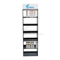 Présentoir de comptoir modulaire magnétique en acrylique, présentoir de sol détachable en plexiglas pour snacks avec logo personnalisé