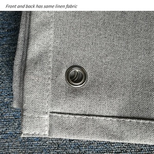 Double Side Biancheria Colorata 100% Blackout Rumore Smorzamento Nessun Rivestimento <span class=keywords><strong>Tenda</strong></span> Della Finestra - Product Image 4