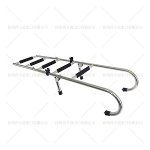 Échelle pliable à 5 marches en acier inoxydable 304 avec poignée courbée pour accessoire de bateau - Product Image 3