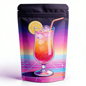 Custom Logo/Design Resealable Stand Up Mylar <b>Bags</b> Smell Proof Aluminum Foil <b>Zip</b> Lock Pouch with Hang Hole for Food Packaging - Product Image 5