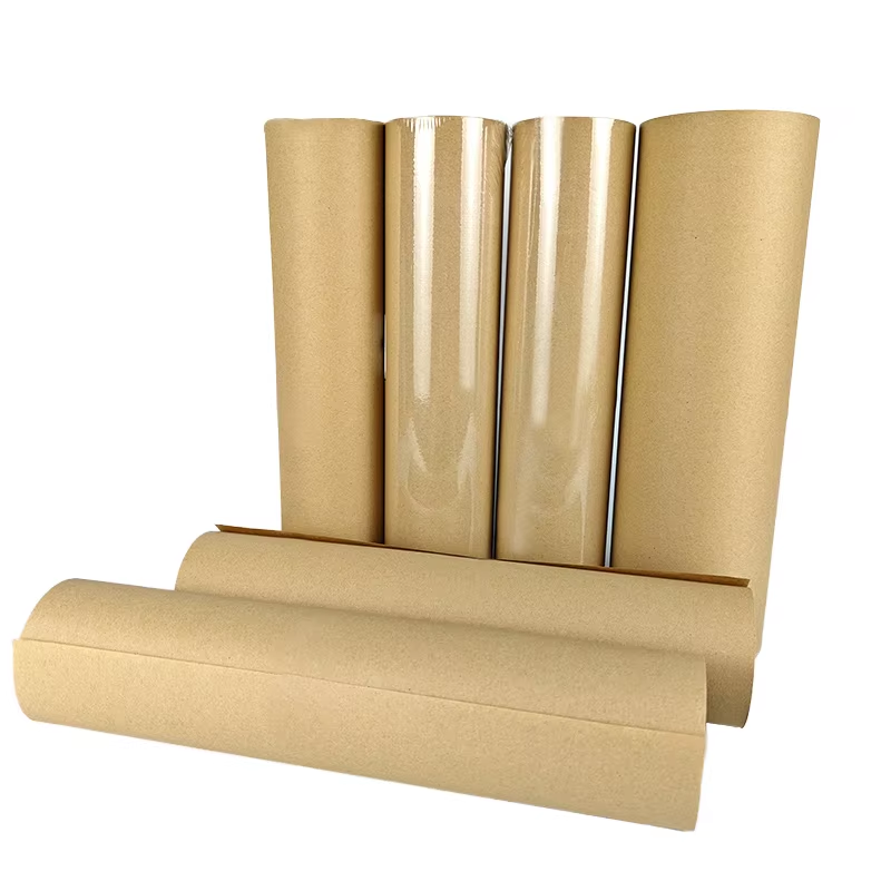 Writable Kraft Paper Packaging Tape Masking Tape Self-Adhesive Carton Sealing Tape for Shipping Moving & Storage