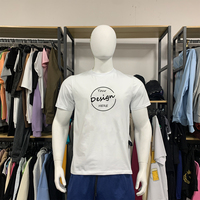 T-shirt à col rond imprimé graphique personnalisé de haute qualité 60 coton 40 polyester 180 GSM Jersey Blend Soft t-shirt pour hommes