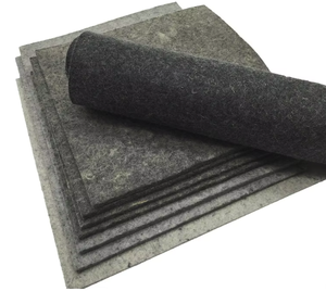 Feutre de laine gris naturel personnalisé, haute densité, pour polissage et isolation thermique et phonique - Product Image 1